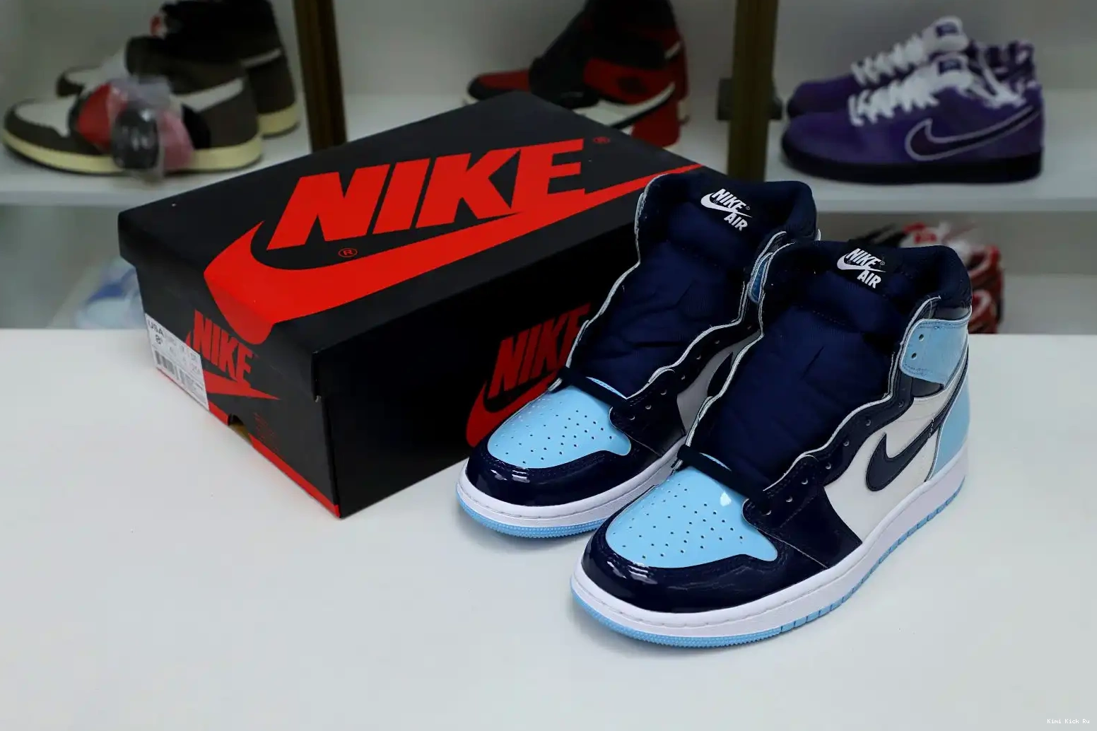 1 RETRO HIGH WMNS AIR 'BLUE JORDAN CHILL' OG Kimikick 0724